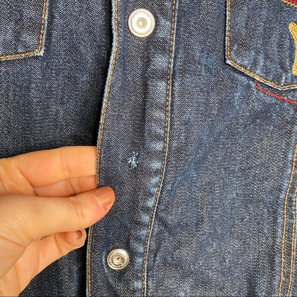 Vintage Y2K Rocawear Street Style Sherpa Lined Jean Jacket Size Small Unisex - Picture 8 of 8